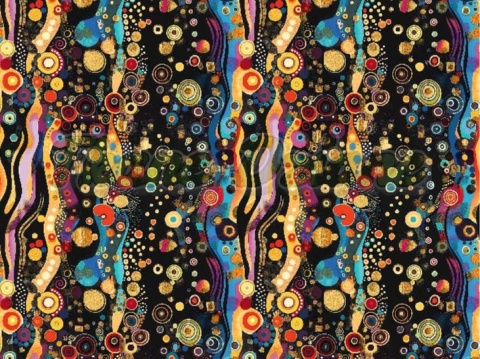 TKANINA DRUKOWANA KLIMT NR 18