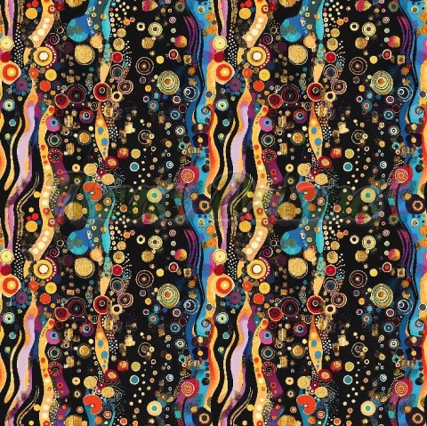 TKANINA DRUKOWANA KLIMT NR 18