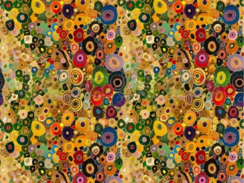 TKANINA DRUKOWANA KLIMT NR 9