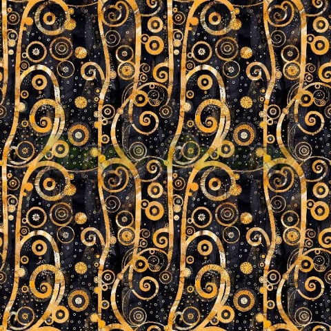 TKANINA DRUKOWANA KLIMT NR 10