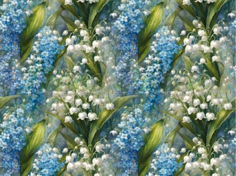 TKANINA DRUKOWANA KWIATY NR 41