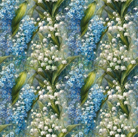 TKANINA DRUKOWANA KWIATY NR 41