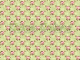 TKANINA DRUKOWANA RÓŻYCZKI NR 1