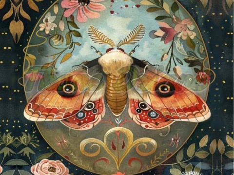 PANEL DRUKOWANY ĆMA W KWIATACH NR 3