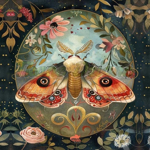 PANEL DRUKOWANY ĆMA W KWIATACH NR 3