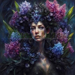 PANEL DRUKOWANY KOBIETA W KWIATACH NR 35