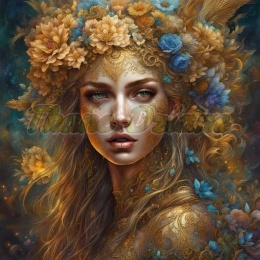 PANEL DRUKOWANY KOBIETA W KWIATACH NR 39