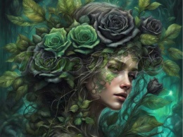 PANEL DRUKOWANY KOBIETA W KWIATACH NR 41