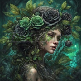 PANEL DRUKOWANY KOBIETA W KWIATACH NR 41