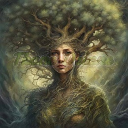 PANEL DRUKOWANY KOBIETA W KWIATACH NR 48