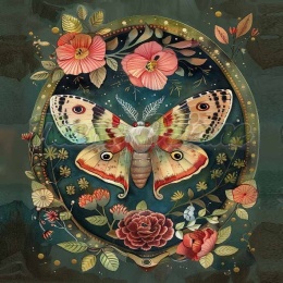 PANEL DRUKOWANY ĆMA W KWIATACH NR 1