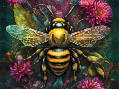 PANEL DRUKOWANY PSZCZOŁY NR 6