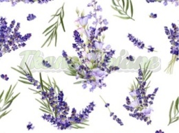 TKANINA DRUKOWANA LAWENDA NR 10