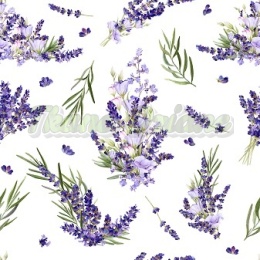 TKANINA DRUKOWANA LAWENDA NR 10