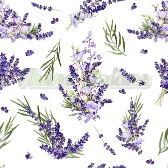 TKANINA DRUKOWANA LAWENDA NR 10