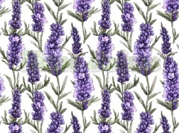 TKANINA DRUKOWANA LAWENDA NR 3