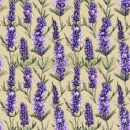 TKANINA DRUKOWANA LAWENDA NR 6