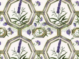 TKANINA DRUKOWANA LAWENDA NR 7