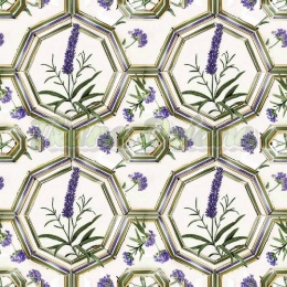 TKANINA DRUKOWANA LAWENDA NR 7