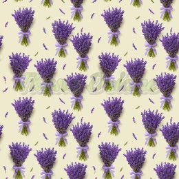 TKANINA DRUKOWANA LAWENDA NR 8