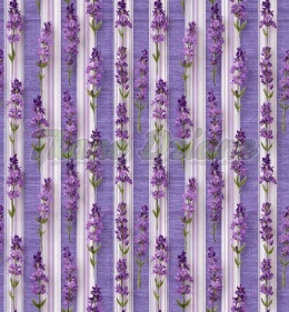 TKANINA DRUKOWANA LAWENDA NR 9