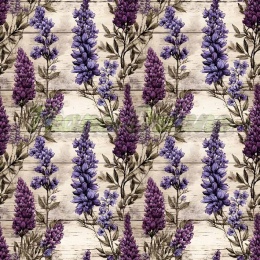 TKANINA DRUKOWANA LAWENDA NR 1