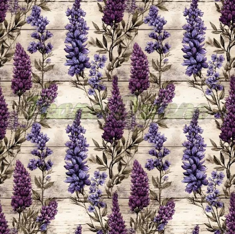 TKANINA DRUKOWANA LAWENDA NR 1