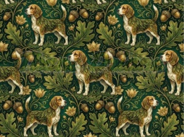 TKANINA DRUKOWANY PSY- BEAGLE NR 1