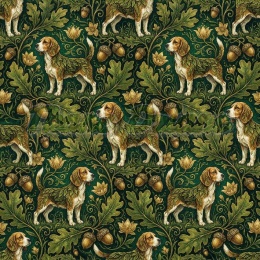 TKANINA DRUKOWANY PSY- BEAGLE NR 1