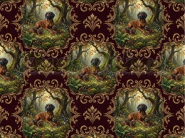 TKANINA DRUKOWANA POSOKOWIEC NR 5