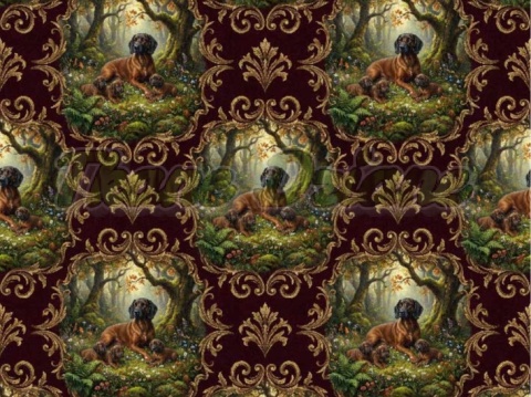 TKANINA DRUKOWANA POSOKOWIEC NR 5