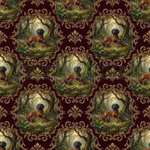 TKANINA DRUKOWANA POSOKOWIEC NR 5