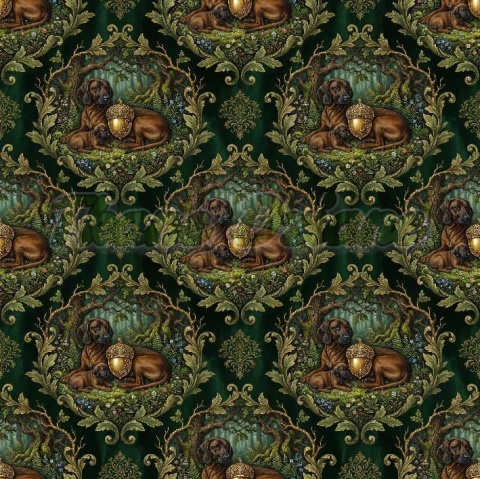 TKANINA DRUKOWANA POSOKOWIEC NR 6