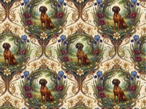 TKANINA DRUKOWANA POSOKOWIEC NR 9