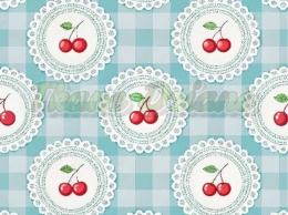 TKANINA DRUKOWANA OWOCE W STYLU RETRO NR 2