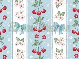 TKANINA DRUKOWANA OWOCE W STYLU RETRO NR 3