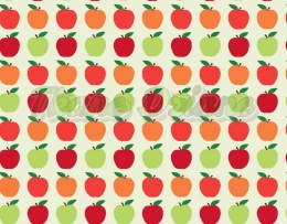TKANINA DRUKOWANA OWOCE W STYLU RETRO NR 5