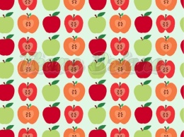 TKANINA DRUKOWANA OWOCE W STYLU RETRO NR 6