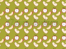 TKANINA DRUKOWANA OWOCE W STYLU RETRO NR 8