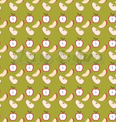 TKANINA DRUKOWANA OWOCE W STYLU RETRO NR 8