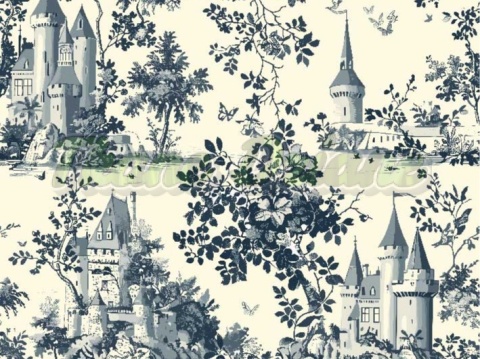 TKANINA DRUKOWANY TOILE DE JOUY STYL NR 1