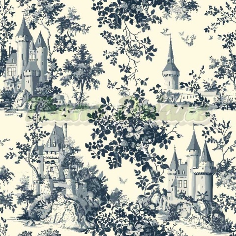 TKANINA DRUKOWANY TOILE DE JOUY STYL NR 1