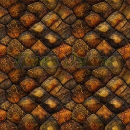 TKANINA DRUKOWANY MOZAIKA- SKORUPA ŻÓŁWIA NR 4