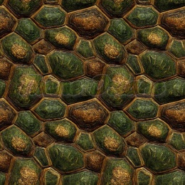 TKANINA DRUKOWANY MOZAIKA- SKORUPA ŻÓŁWIA NR 7