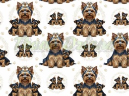 TKANINA DRUKOWANY PSY- YORK NR 2