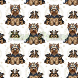 TKANINA DRUKOWANY PSY- YORK NR 2