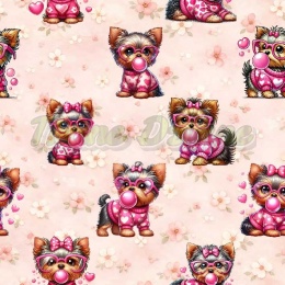 TKANINA DRUKOWANY PSY- YORK NR 7