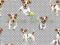 TKANINA DRUKOWANY PSY- JACK RUSSEL TERRIER NR 18
