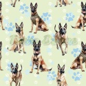 TKANINA DRUKOWANY PSY- MALINOIS NR 20