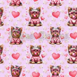 TKANINA DRUKOWANY PSY- YORK NR 9